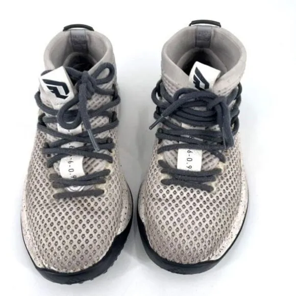Adidas Dame 4 Damian Lillard Basketball Sneakers Size 7 gray speckled soles