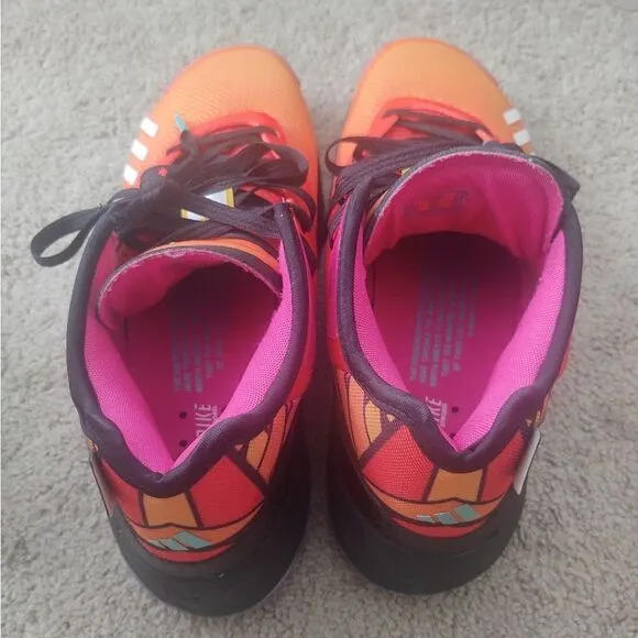 Adidas D.O.N. Issue 4 Day Of The Dead Orange Men Basketball Sneakers Size 13.5