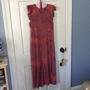 ADORABLE flutter sleeve tie dye Sundry T-shirt maxi dress S 💋