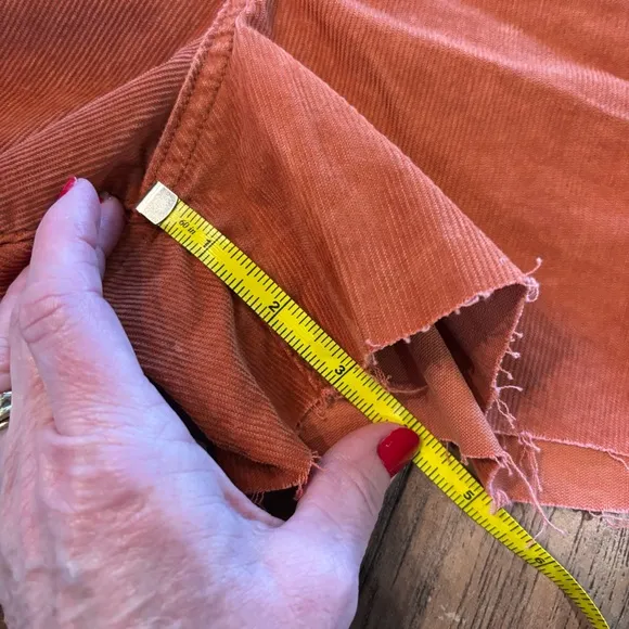 AG ADRIANO GOLDSCHMIED Cinnamon Corduroy Alexxis Short,size 31R,High Rise Wedgie