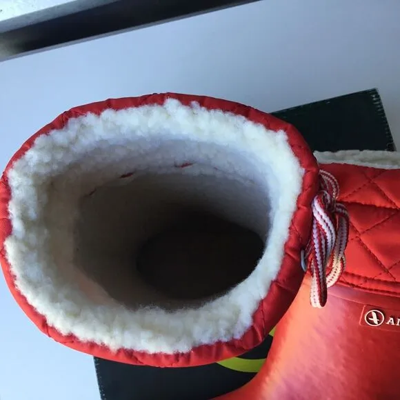Aigle Giboulee RougeBlanc Size 4.5