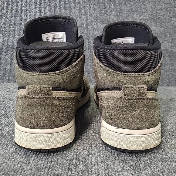 Air Jordan 1 Mid Olive Women's Basketball Sneakers BQ6472-030 Shoe Size 8.5W/7M