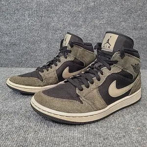 Air Jordan 1 Mid Olive Women's Basketball Sneakers BQ6472-030 Shoe Size 8.5W/7M