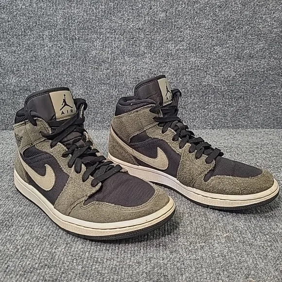 Air Jordan 1 Mid Olive Women's Basketball Sneakers BQ6472-030 Shoe Size 8.5W/7M