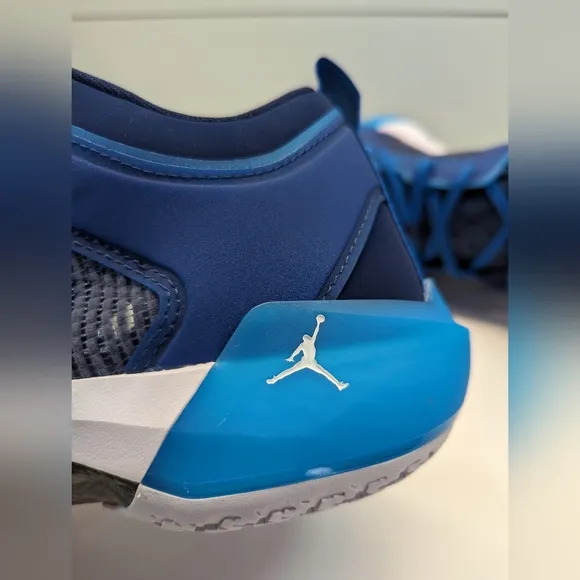 Air Jordan 37 Low Fraternity Basketball Blue Casual Sneakers size Men's 10