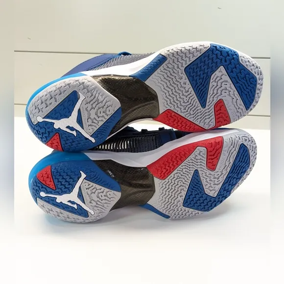 Air Jordan 37 Low Fraternity Basketball Blue Casual Sneakers size Men's 10