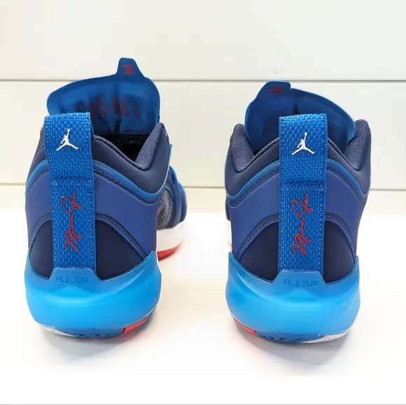 Air Jordan 37 Low Fraternity Basketball Blue Casual Sneakers size Men's 10