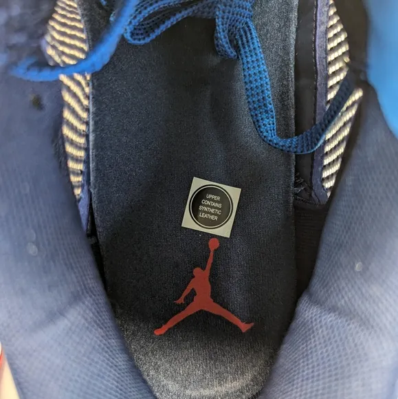 Air Jordan 37 Low Fraternity Basketball Blue Casual Sneakers size Men's 10