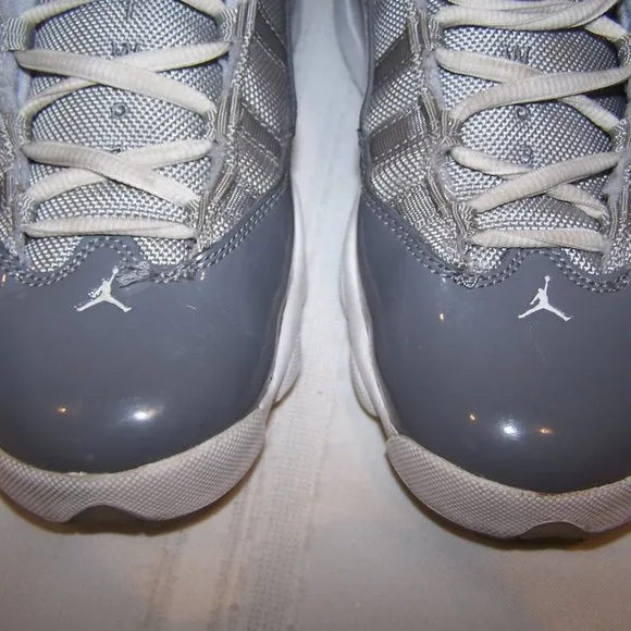 AIR JORDAN 6 RINGS GS COOL BASKETBALL SNEAKERS 6Y