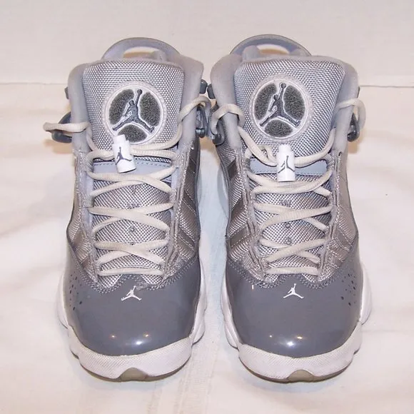 AIR JORDAN 6 RINGS GS COOL BASKETBALL SNEAKERS 6Y