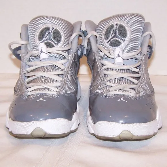 AIR JORDAN 6 RINGS GS COOL BASKETBALL SNEAKERS 6Y