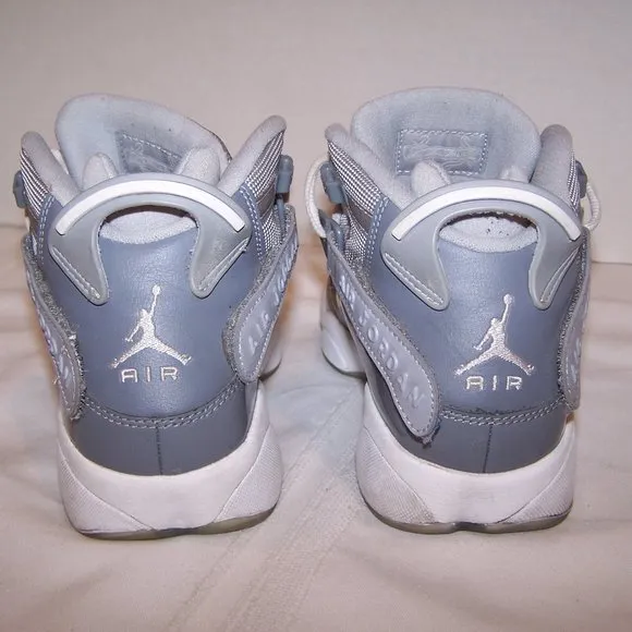 AIR JORDAN 6 RINGS GS COOL BASKETBALL SNEAKERS 6Y