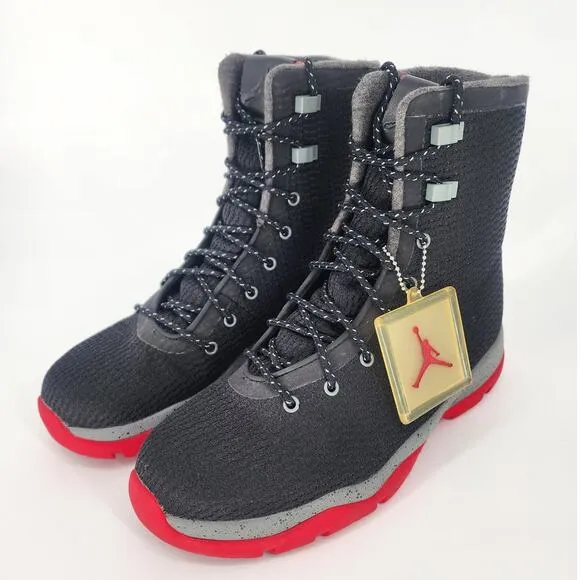 Air Jordan Waterproof Future Boot Black/Grey/Red Men’s Size 8.5