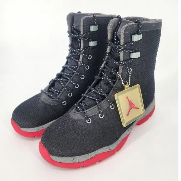 Air Jordan Waterproof Future Boot Black/Grey/Red Men’s Size 8.5