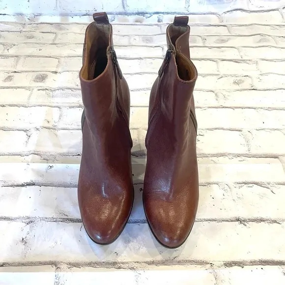 Alberto Fermani Womens Vervelli Lug Sole Leather Ankle Booties Chunky Sz 39 (9)