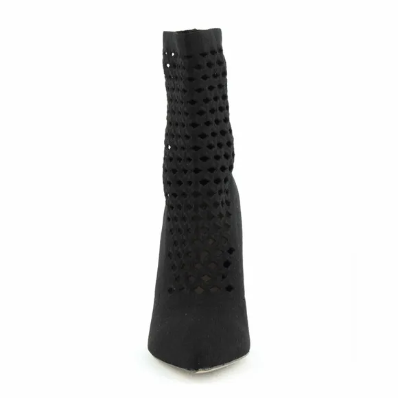 Aldo Black Pointed Toe Sock Boots / NWOT / Size 9  / Item# 1-26999