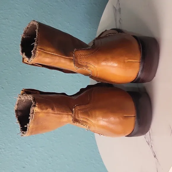 Aldo Brown and Tan men's ankle Boots with Smooth Leather and Pointed Toe