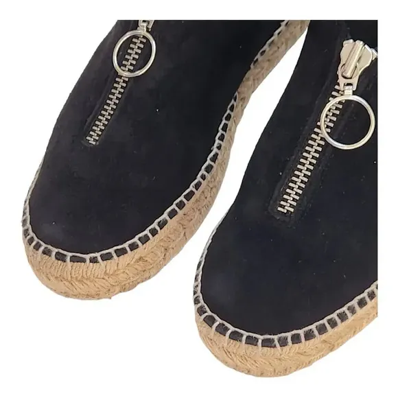 Alexander Wang Womens Espadrille Loafers Devon Zip Sneakers Size EU 39 US 8.5