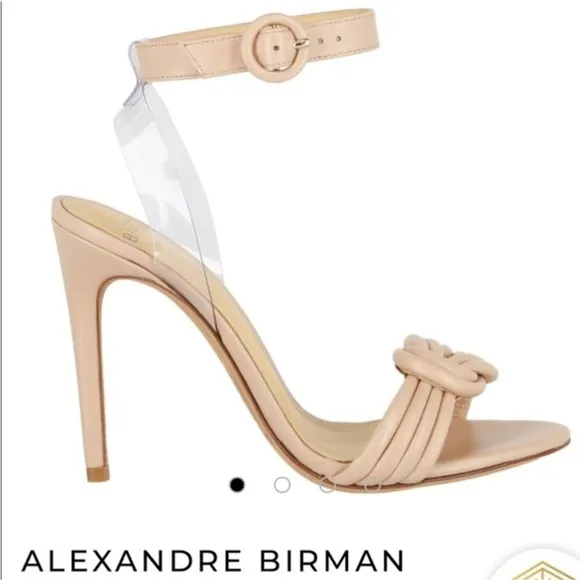 Alexandre Birman 'Chiara' Knot Ankle Strap Sandal 9.5 M US/ 39.5 MSRP $625