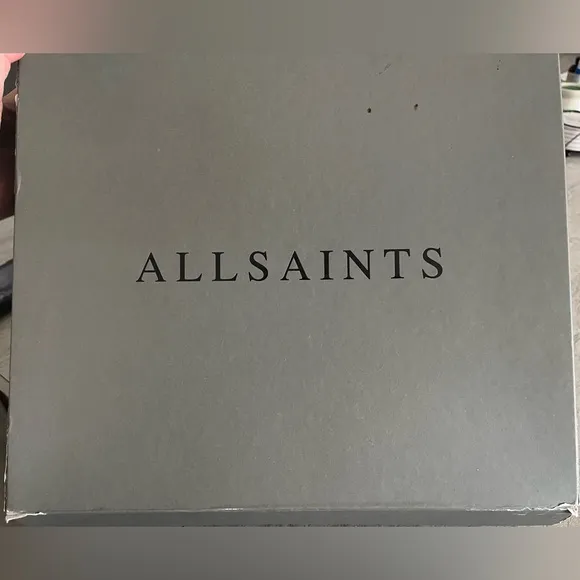 All Saints Billie snake Embossed print Ankle Boots size 10 nwt