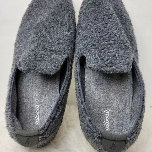 Allbirds Mens Wool Lounger Fluff Gray Loafers Size 10 M