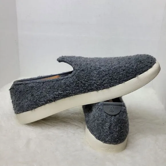 Allbirds Mens Wool Lounger Fluff Gray Loafers Size 10 M