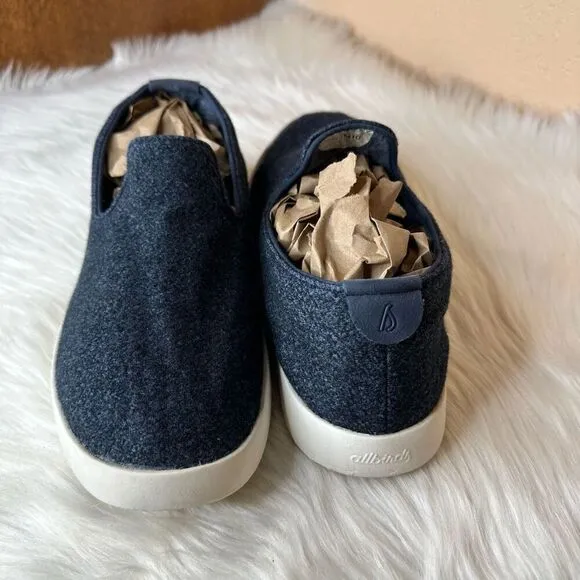 Allbirds Mens Wool Lounger Blue Loafer Sneakers Size 10