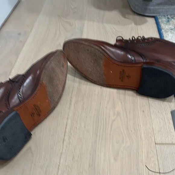 Allen Edmonds Brown Brogue Leather Boots