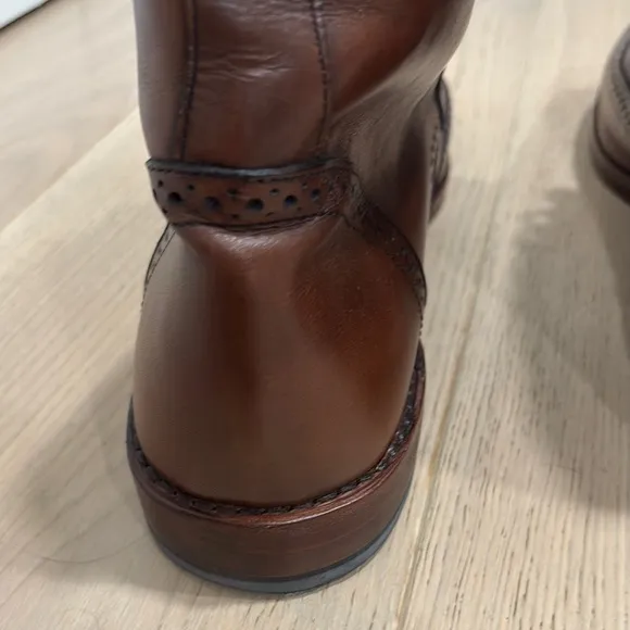 Allen Edmonds Brown Brogue Leather Boots