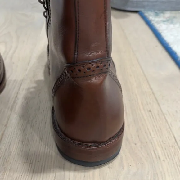 Allen Edmonds Brown Brogue Leather Boots