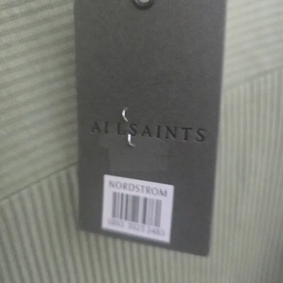 ALLSAINTS Gia Asymmetric Ribbed Skirt