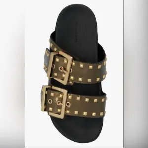 AllSaints Studded Slide Sandals - Women’s Size 10 - Trendy &amp; Comfortable