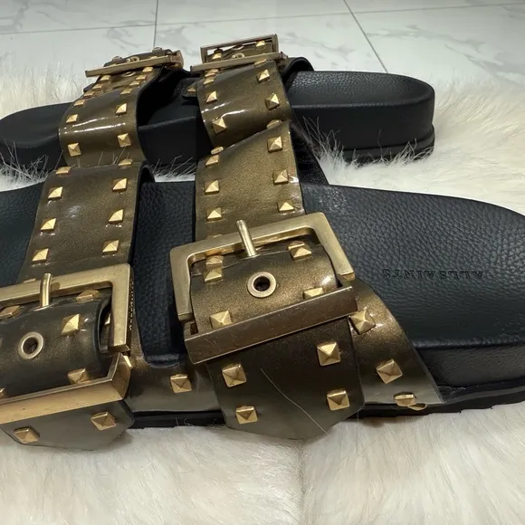 AllSaints Studded Slide Sandals - Women’s Size 10 - Trendy &amp; Comfortable