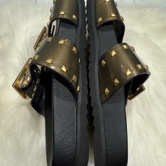 AllSaints Studded Slide Sandals - Women’s Size 10 - Trendy &amp; Comfortable