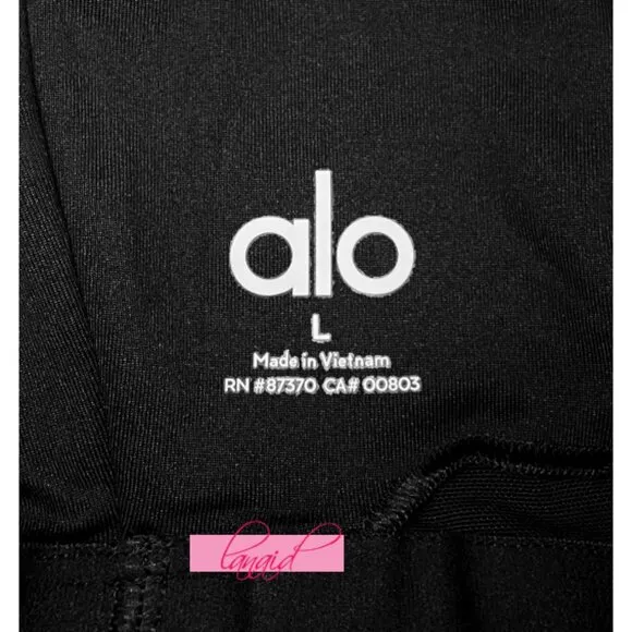 Alo Alosoft Courtside Tennis Dress Black Padded A-Line Fit And Flare Skater Mini