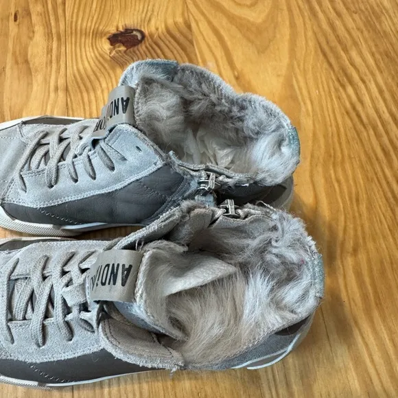 ANDIA FORA Leather Skater Sneakers Made in Italy EUR 38 US 7