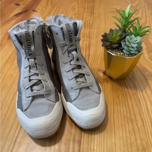 ANDIA FORA Leather Skater Sneakers Made in Italy EUR 38 US 7