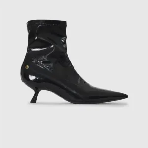 Anine Bing Black Heeled Hilda Boots with Pointed Toe