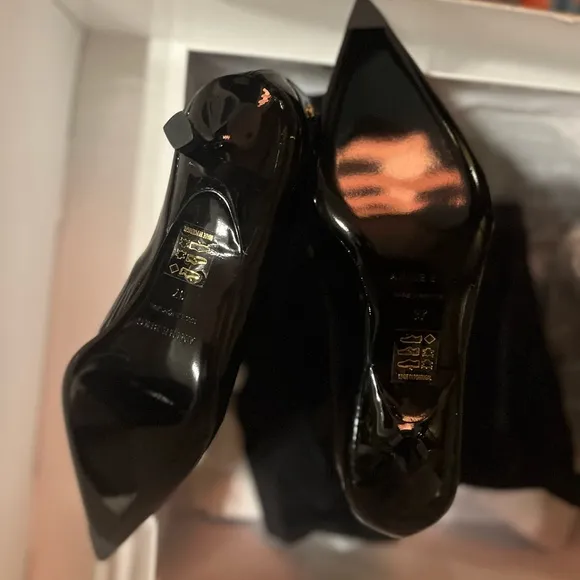 Anine Bing Black Heeled Hilda Boots with Pointed Toe