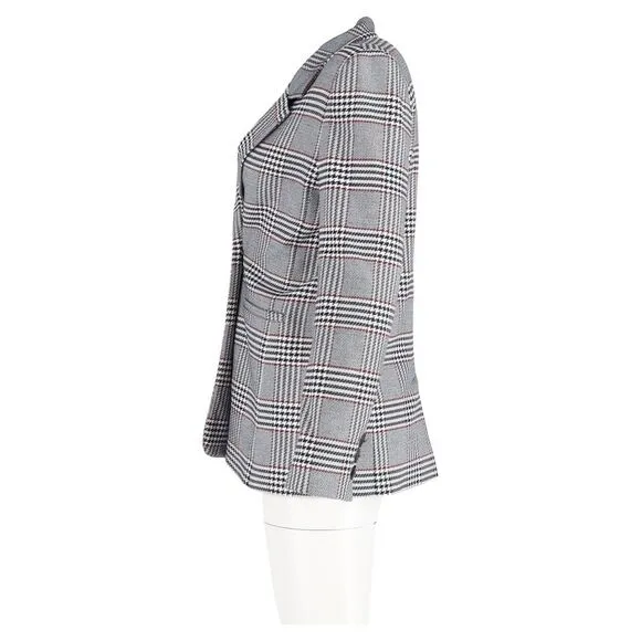 Anine Bing Madeleine Blazer in Grey Wool