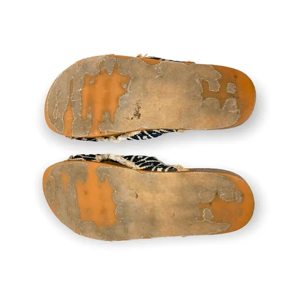 Anthropologie | Callie Criss Cross Slide Sandals