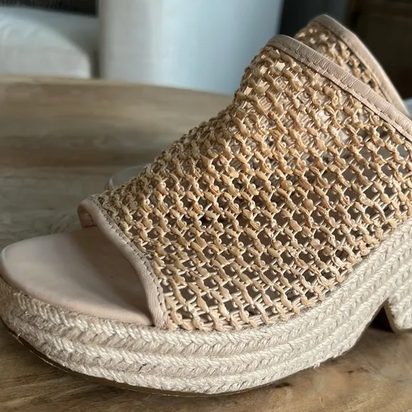 Anthropologie Cecilia FRISBEE Wedge Sandals Size 10