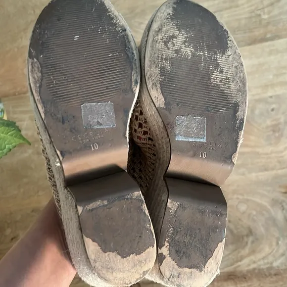 Anthropologie Cecilia FRISBEE Wedge Sandals Size 10