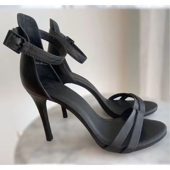 Anthropologie Joie Jena Nappa Leather Heel Sandal Size 39 US size 9