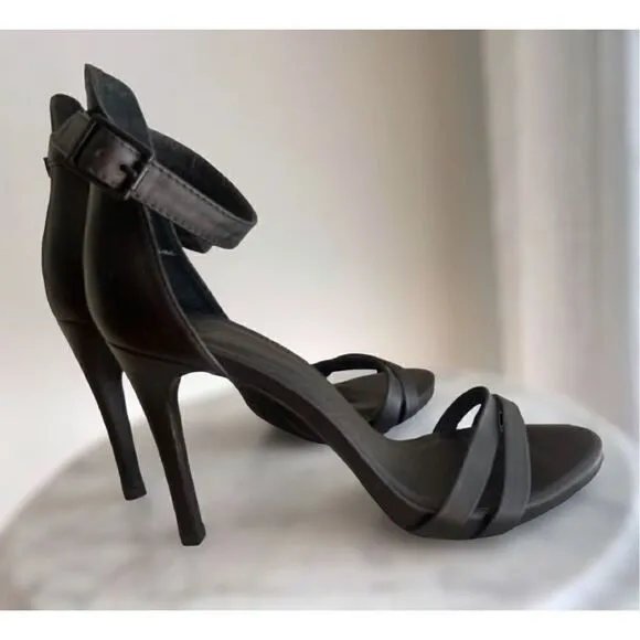 Anthropologie Joie Jena Nappa Leather Heel Sandal Size 39 US size 9
