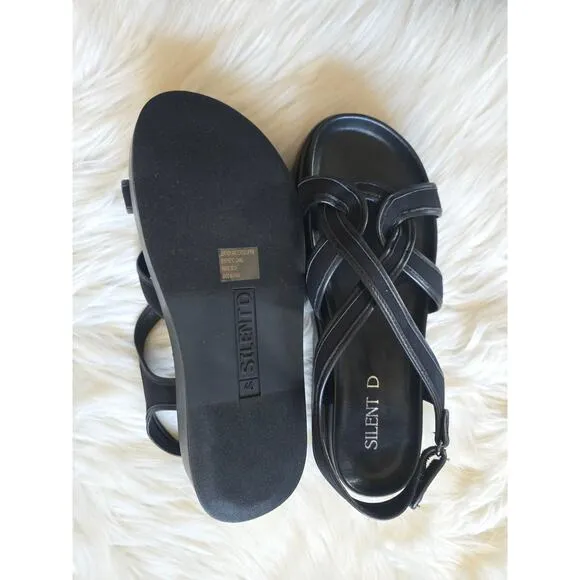Anthropologie Silent D Black Platform Sandals - EU 40 (9.5-10.0 US)