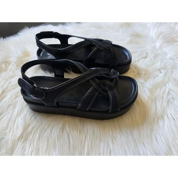 Anthropologie Silent D Black Platform Sandals - EU 40 (9.5-10.0 US)