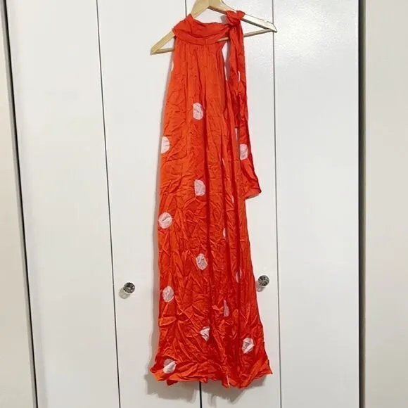 Anthropologie Samant Chauhan Minnie Polka Dot Maxi Dress Size S/P