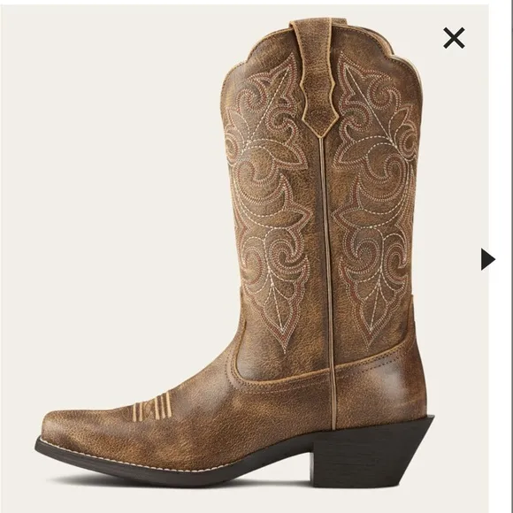 Ariat Round Up Square Toe Western Boot Women’s Healed Cowgirl 🤠 Country Sz 8