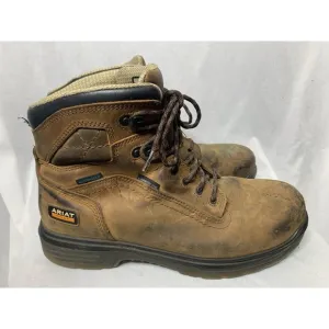 ARIAT  turbo boots Mens 12D 6&quot; waterproof composite toe Lace Up Work Boots